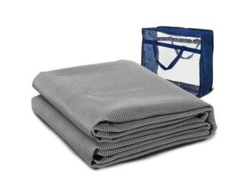 Floor Mat Floorcovering (5x2.5M) Grey + Carry Bag