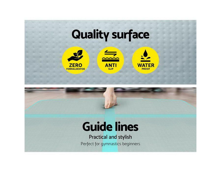 Inflatable Air Track Mat Exercise Pad (4x1m | 10cm) + Pump - Image 3
