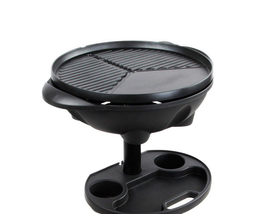 Buy BBQ Grill Barbeque Cooker Electric Portable + Stand + Tray + Lid
