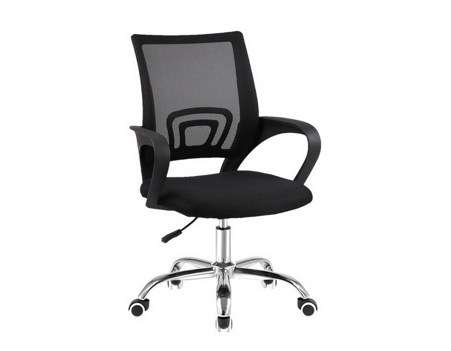 Office Chair Computer Seating Mid-back Mesh Black