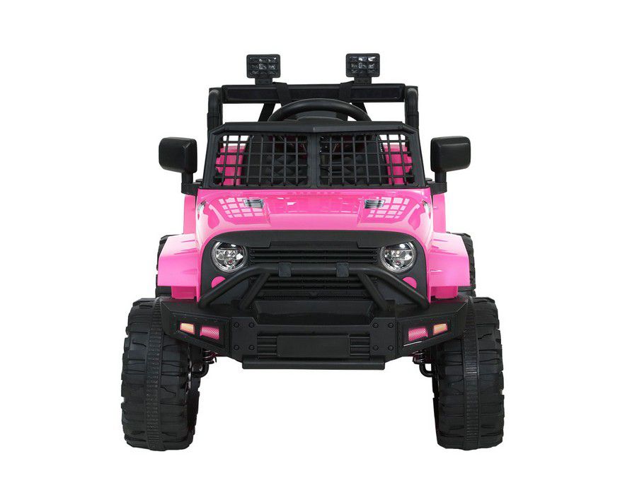 Kids Ride-on Car Toy Jeep Electric 4WD Pink - Image 4