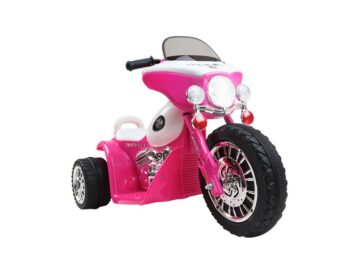 Kids Ride-on Motorbike Toy (3-wheels) Harley Style Pink