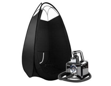 Body Tan Spray Machine Skin Colour Kit HVLP Portable Black