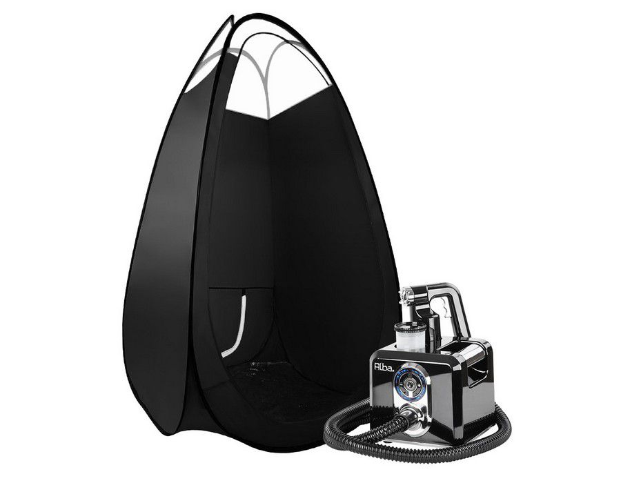 Body Tan Spray Machine Skin Colour Kit HVLP Portable Black