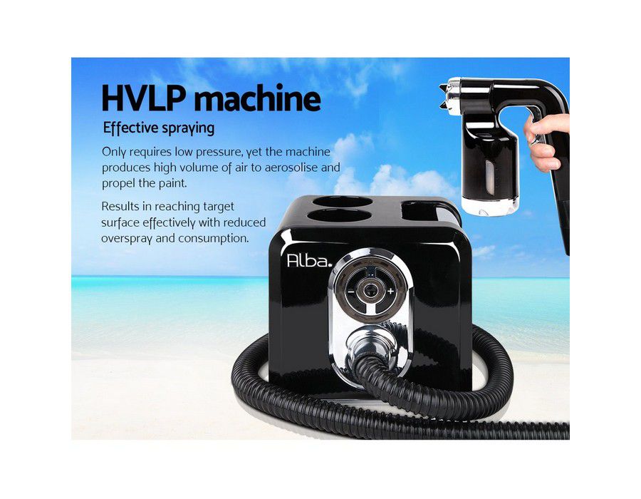 Body Tan Spray Machine Skin Colour Kit HVLP Portable Black - Image 3