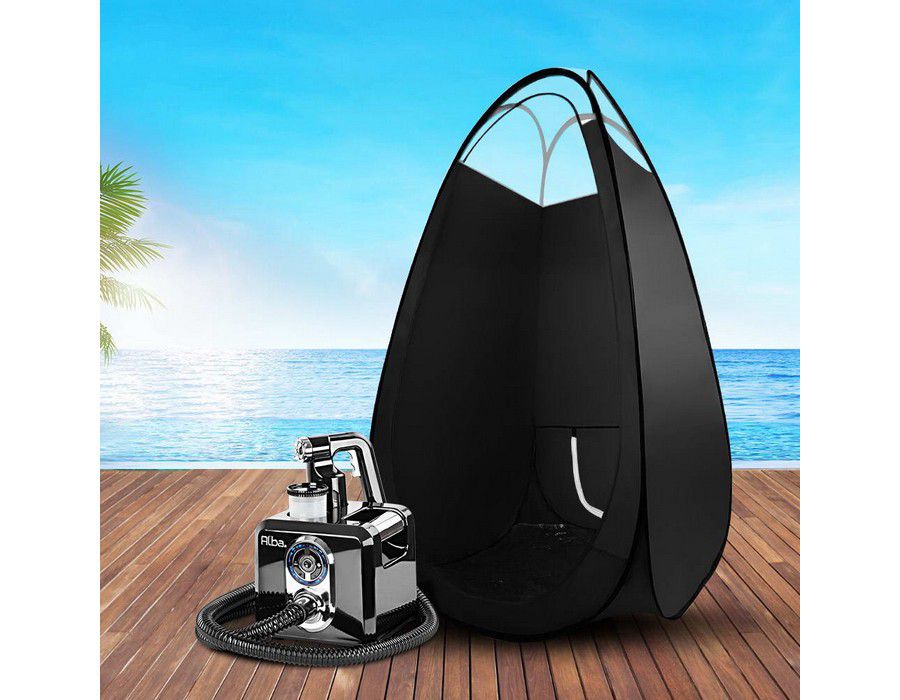 Body Tan Spray Machine Skin Colour Kit HVLP Portable Black - Image 2