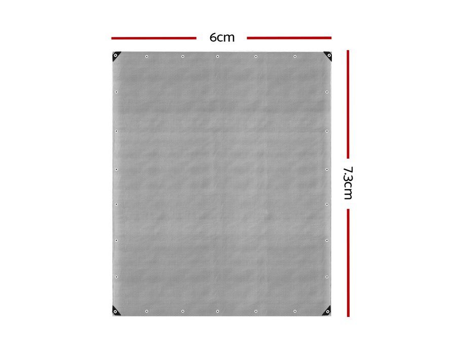 Tarpaulin Protector Cover (7.3x6m) Silver - Image 5