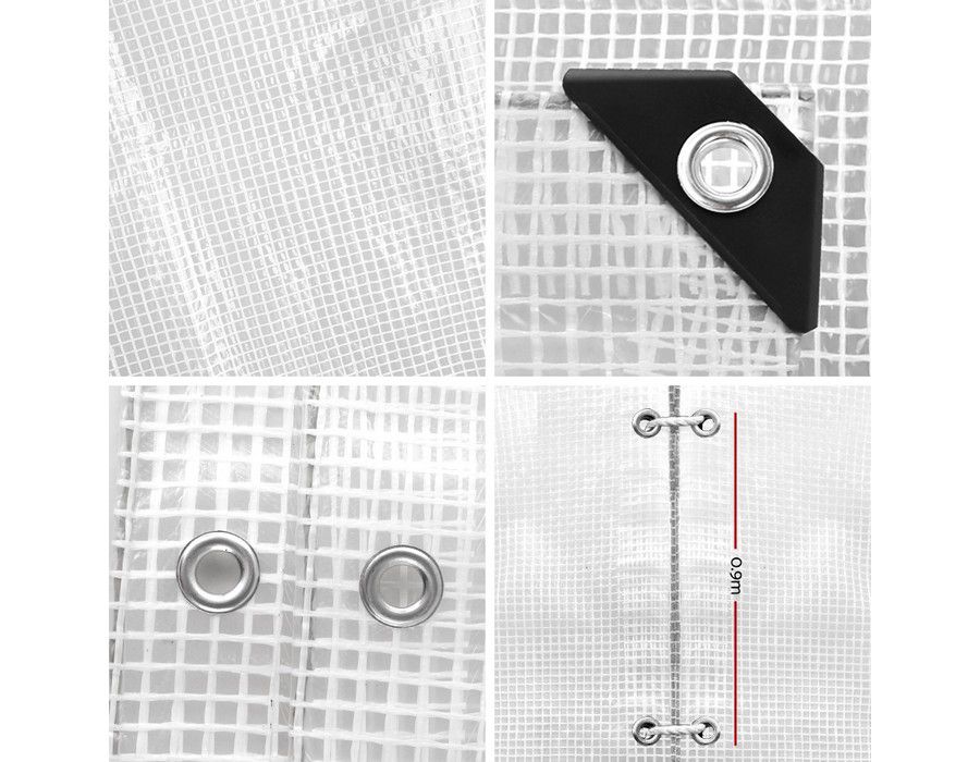 Tarpaulin Protector Cover (9x6m) Clear - Image 3