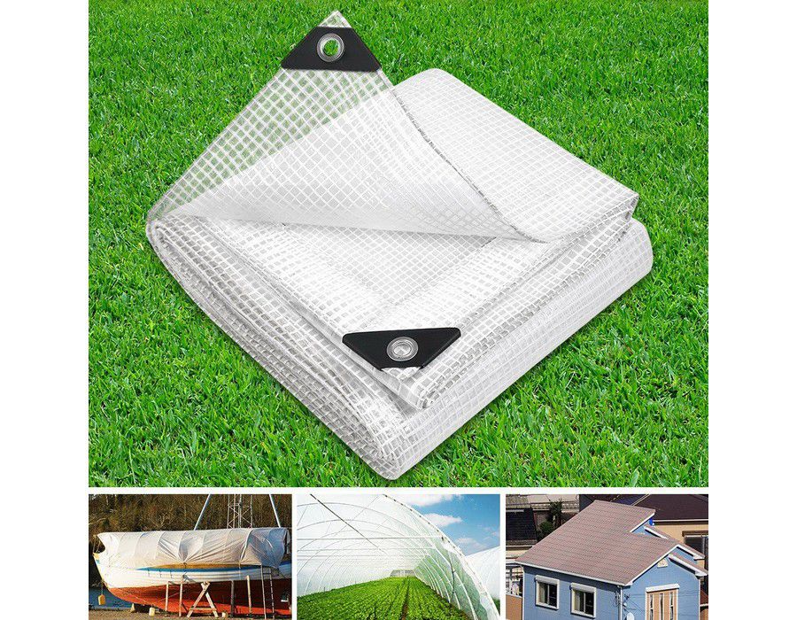 Tarpaulin Protector Cover (9x6m) Clear - Image 5