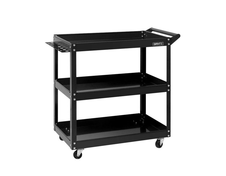 Trolley Carrier Cart (3-tier) Workshop Tools Black