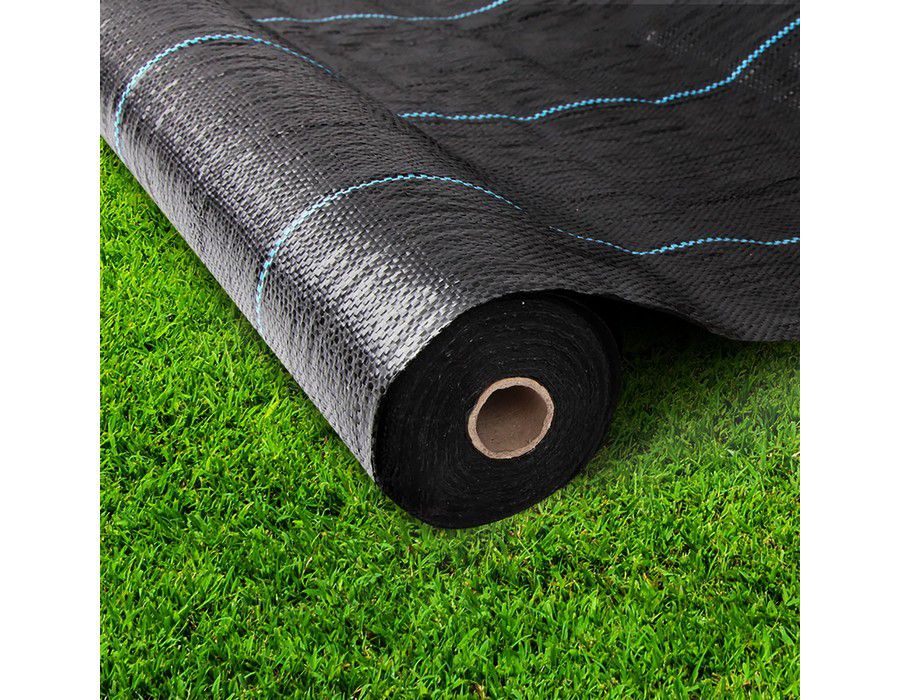 Weedmat Weed Control Gardening Matting (100x1.83m) Black - Image 5