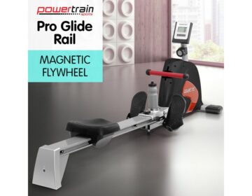 Exercise Machine Magnetic Rowing Machine Home Gym Black