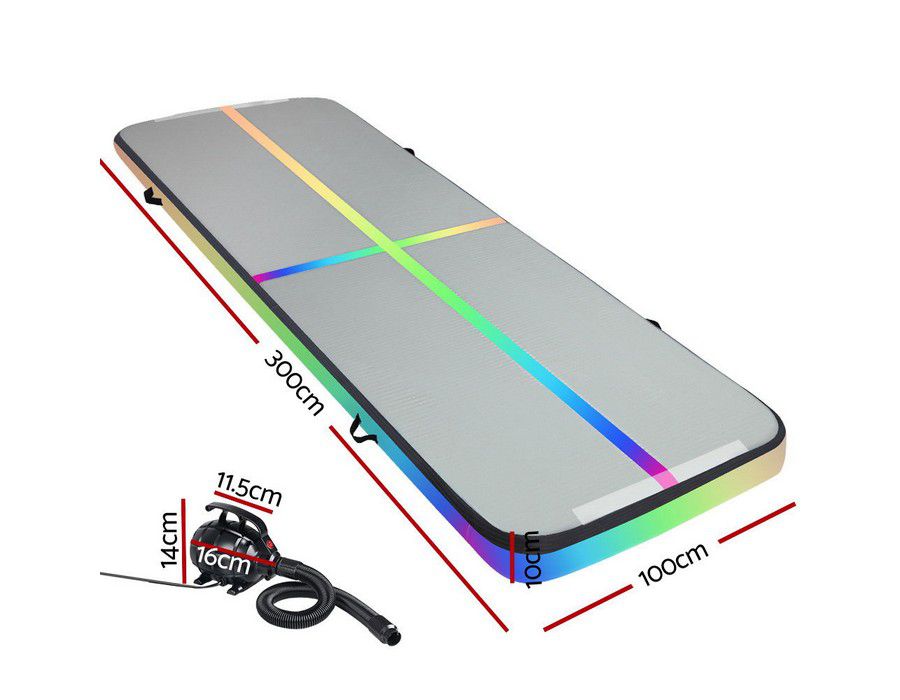 Inflatable Air Track Mat Exercise Pad (3m) + Pump - Image 2