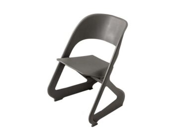 Dining Chair Dinner Seating (Set of 4) Stackable Grey