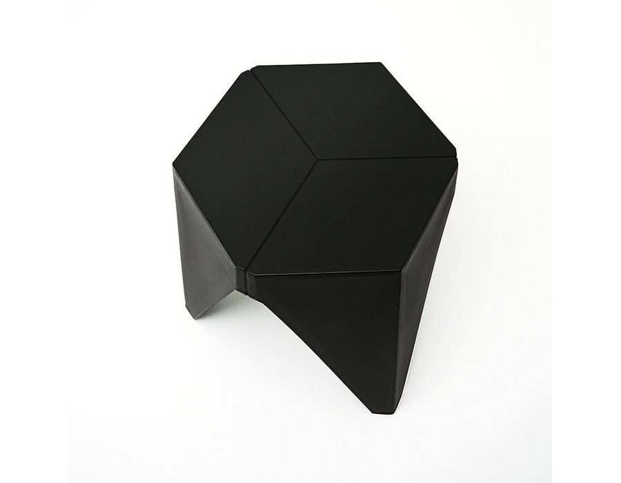 Stool Seating (Set of 2) Stackable Black - Image 3