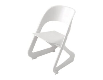 Dining Chair Dinner Seating (Set of 4) Stackable White