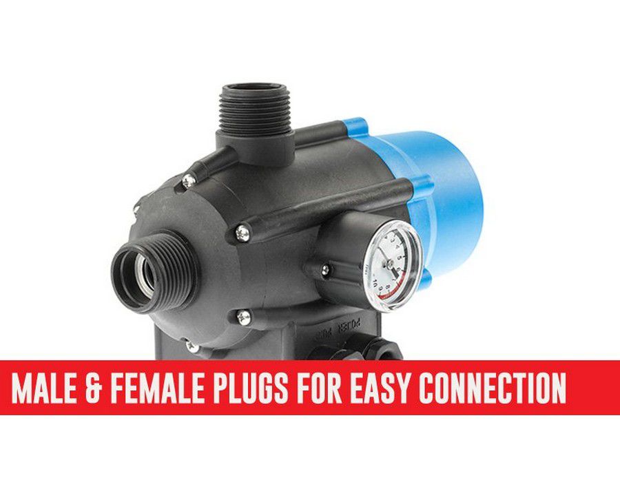 Water Pump Pressure Flow Auto Switch Controller Blue - Image 3
