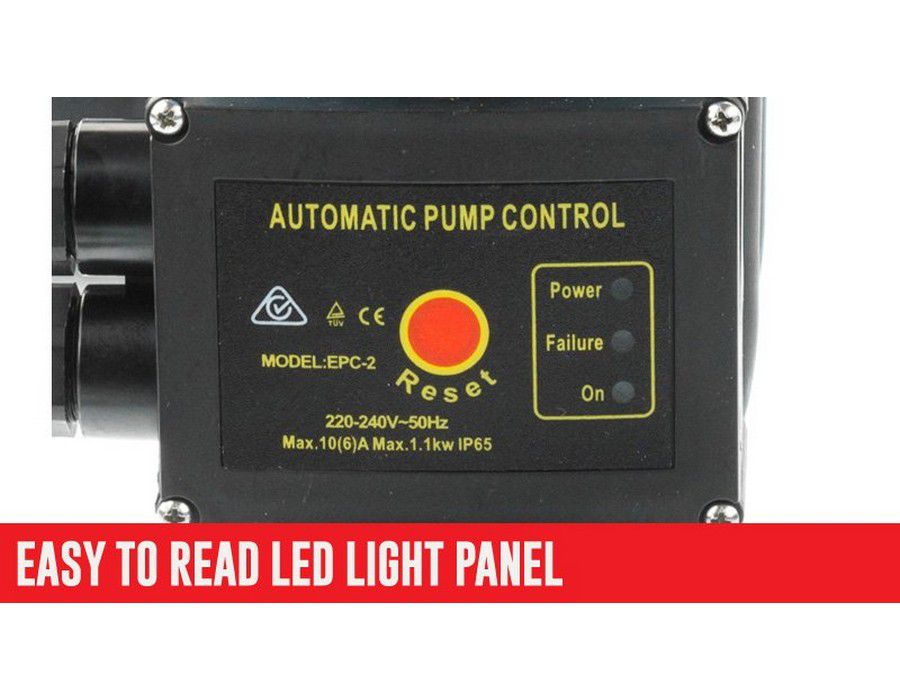 Water Pump Pressure Flow Auto Switch Controller Blue - Image 5