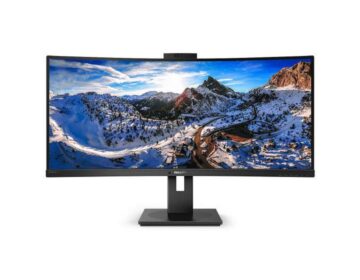Computer Monitor PHILIPS Screen 34in UltraWide VA LED Curved 4ms