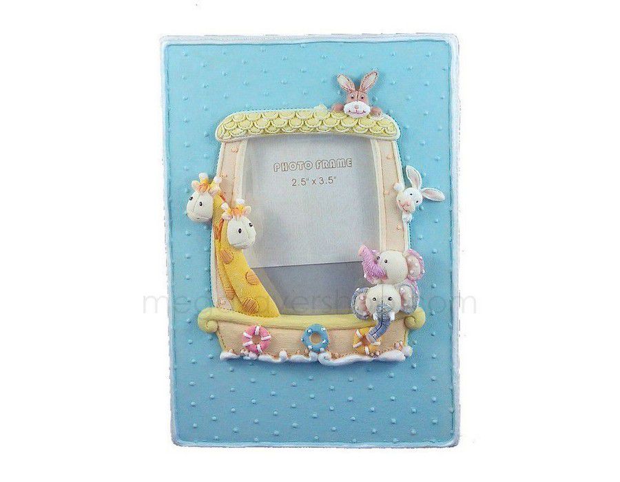 Photo Album Frame Noah's Ark Blue