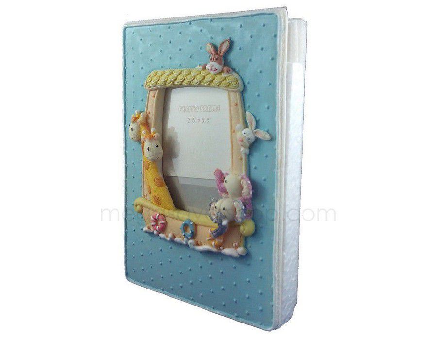 Photo Album Frame Noah's Ark Blue - Image 2