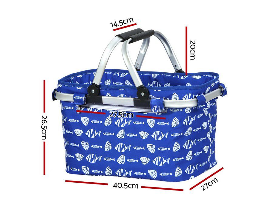 Buy Picnic Basket Premium Set Outdoor Camping Hamper Folding Insulated E2717331577 Mega