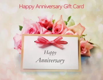 Gift Card - Happy Anniversary