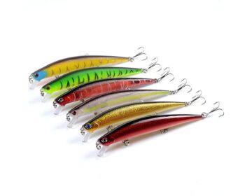 Lure Fishing Tackle (6pc | 12.5cm) Popper Minnow