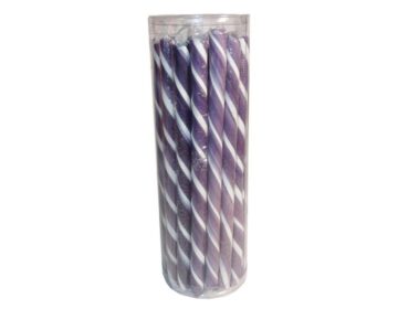 Lolly Bulk Pack 6 x (30x18g) Candy Poles Jar Purple