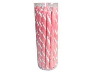 Lolly Bulk Pack 6 x (30x18g) Candy Poles Jar Pink