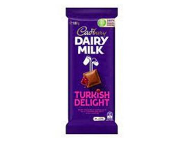 Cadbury Chocolate Bulk (15x180g) Dairy Milk Turkish Delight Family Blocks