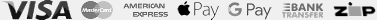 Pay with credit debit cards paypal  amex bank transfer
