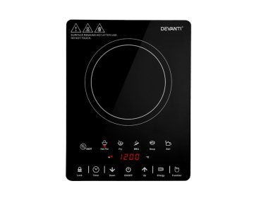 Cooktop Hot Plate Cooker (30cm) Ceramic Electric Black
