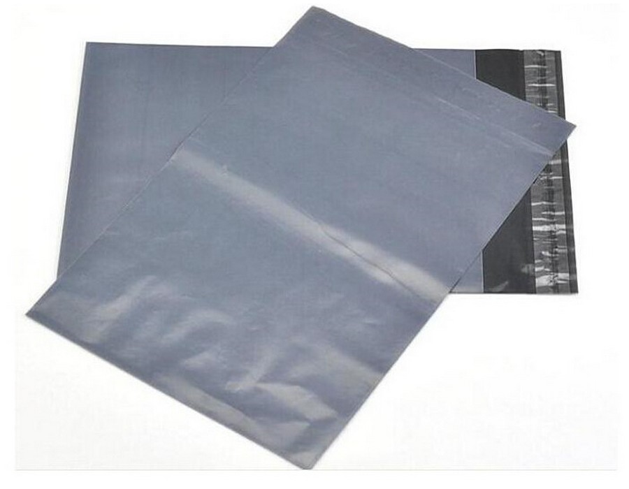 Plastic Bags Post Mailer Courier Satchel (100pk | 600x450mm) Grey